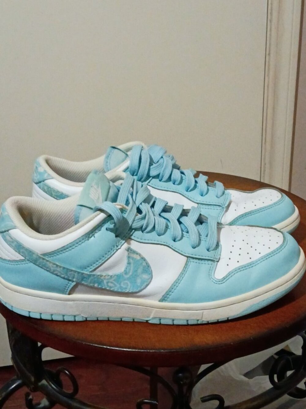 Nike Dunk Low Ess Blue Paisley Women's Size 9.5 DH4401-101